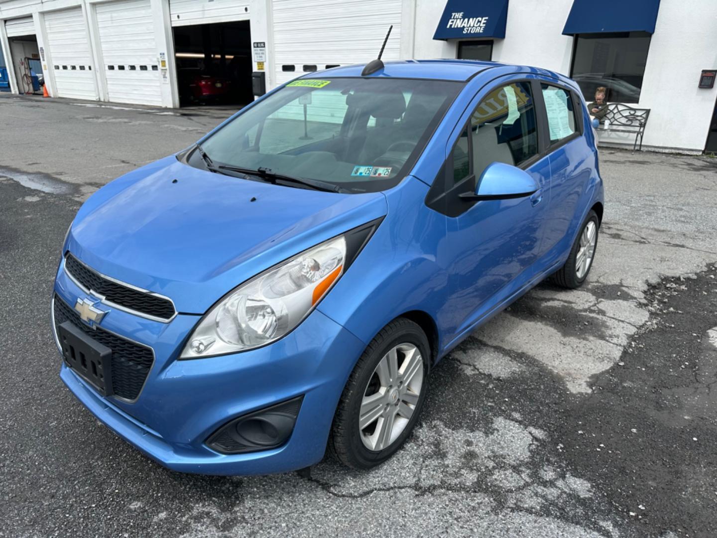 2015 BLUE Chevrolet Spark 1LT CVT (KL8CD6S92FC) with an 1.2L L4 16V DOHC engine, Continuously Variable Transmission transmission, located at 1254 Manheim Pike, Lancaster, PA, 17601, (717) 393-9133, 40.062870, -76.323273 - Photo#0